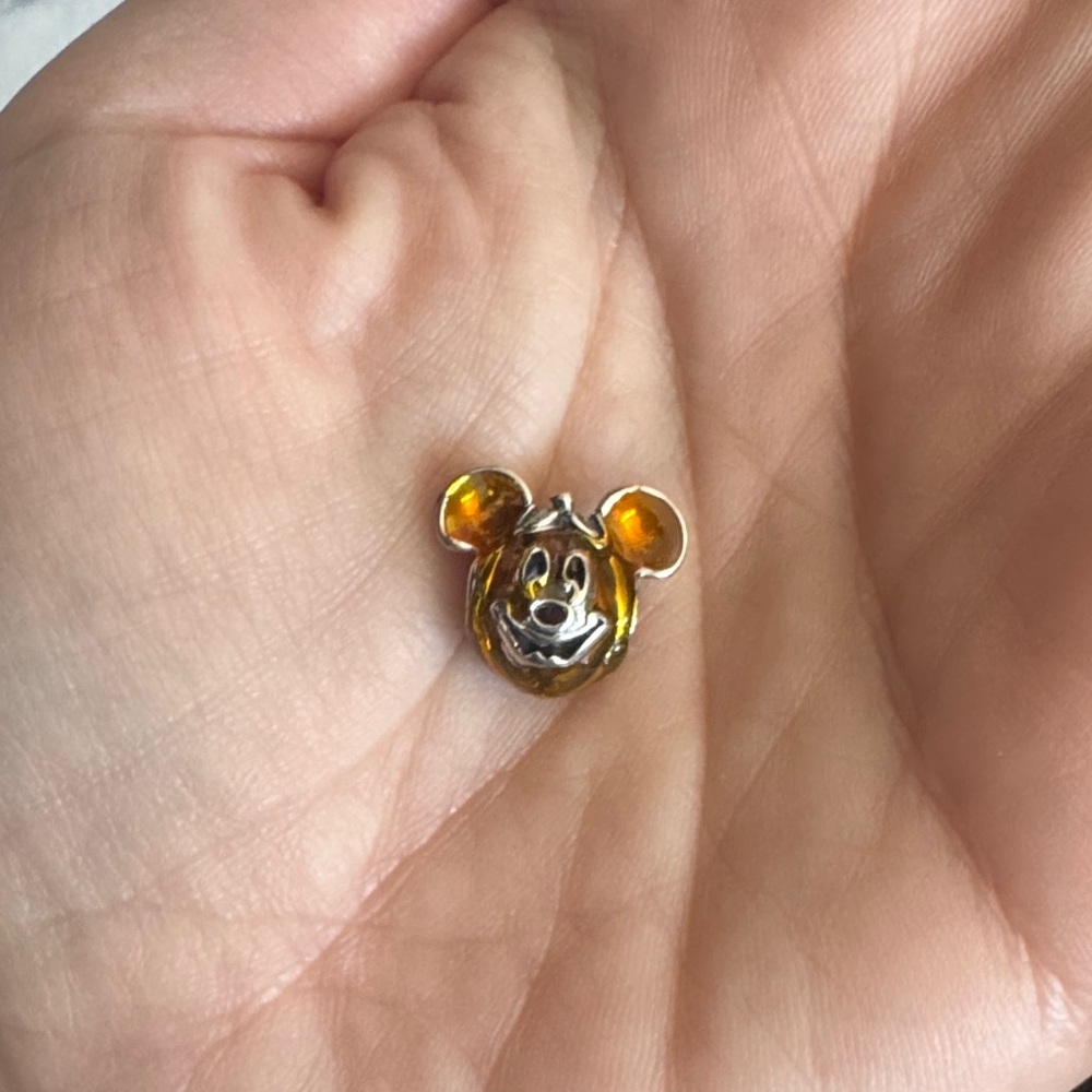 Mickey Mouse Pumpkin Bracelet Charm